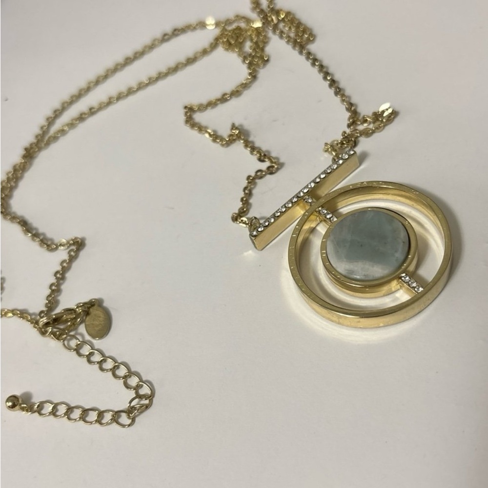 Express Semi Precious Gemstone Pendant Necklace